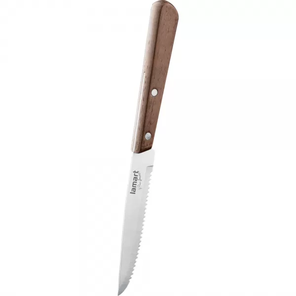 Steakový příbor 8ks Walnut LAMART LT2062