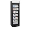 Mrazicí skříň prosklené dveře, černá Tefcold UFSC371GCP Black