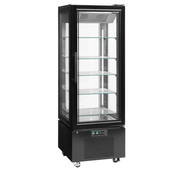 Mrazicí vitrína panoramatická Tefcold UPD 400 F Black