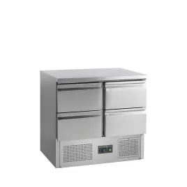 Chladicí saladeta s pracovní deskou a zásuvkami Tefcold SA 914