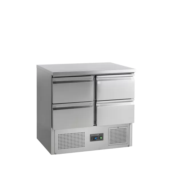 Chladicí saladeta s pracovní deskou a zásuvkami Tefcold SA 914