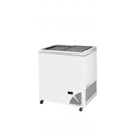 Pultová mraznička prosklené rovné víko Byfal ARO 201/2 White Edge