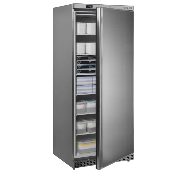 Mrazicí skříň plné dveře, nerez Tefcold UF600S