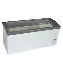 Pultová mraznička, posuv. oblé víko Elcold Focus 171 GREY