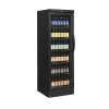 Chladicí skříň prosklené levé dveře Tefcold CEV 425 BLACK L/H