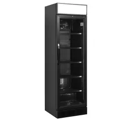 Chladicí skříň prosklené dveře Tefcold CEV 425 CP BLACK