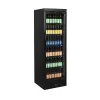 Chladicí skříň prosklené dveře Tefcold CEV 435 BLACK