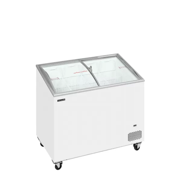 Pultová mraznička prosklené oblé víko Tefcold IC 301 SCEB