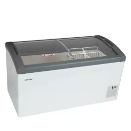 Pultová mraznička, posuv. oblé víko Elcold Focus 131 GREY