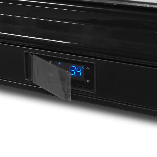 Minibar prosklené posuvné dveře, černá Tefcold DB301S-3