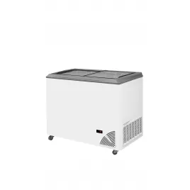 Pultová mraznička prosklené rovné víko Byfal ARO 301/2 Grey Edge