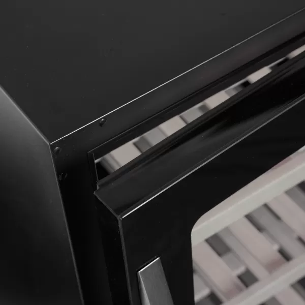 Černá duální bezrámová vinotéka Tefcold TFW300-2F