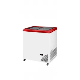 Pultová mraznička prosklené rovné víko Byfal ARO 201/2 Red Edge