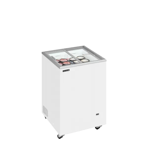 Pultová mraznička prosklené rovné víko Tefcold IC 101 SC