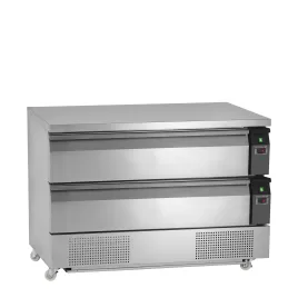 Kombinovaný chladicí / mrazicí stůl 2 zásuvky Tefcold UD2-3