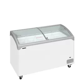 Pultová mraznička prosklené oblé víko Tefcold NIC 401 SCEB