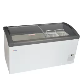 Pultová mraznička, posuv. oblé víko Elcold Focus 151 GREY