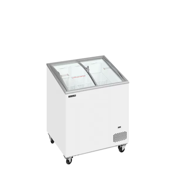 Pultová mraznička prosklené oblé víko Tefcold IC 201 SCEB