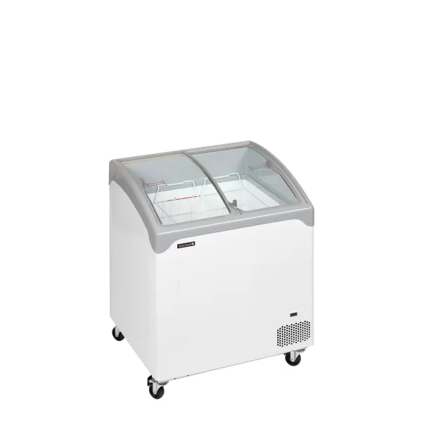 Pultová mraznička prosklené oblé víko Tefcold NIC 201 SCEB