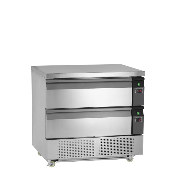 Kombinovaný chladicí / mrazicí stůl 2 zásuvky Tefcold UD2-2