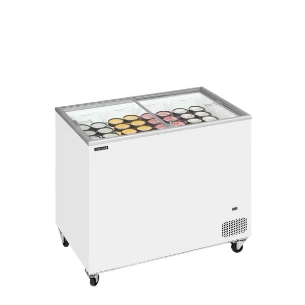 Pultová mraznička prosklené rovné víko Tefcold IC 301 SC