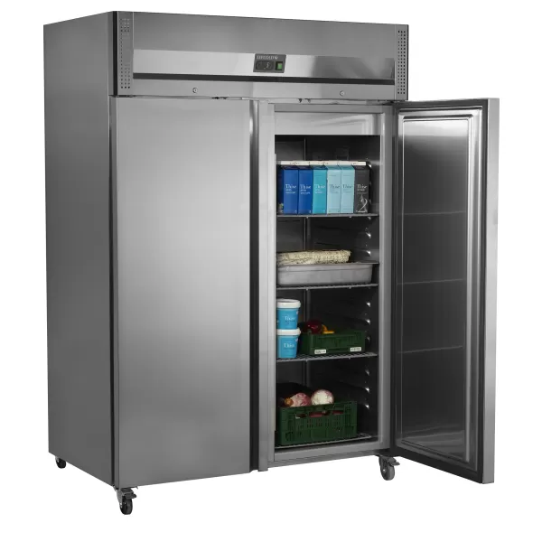 Chladicí skříň plné dveře, nerez Tefcold RK 1420X1