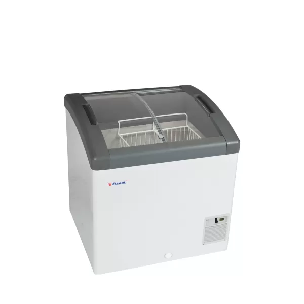 Pultová mraznička, posuv. oblé víko Elcold Focus 73 GREY