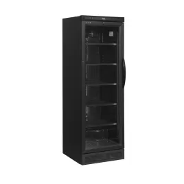 Chladicí skříň prosklené levé dveře Tefcold CEV 425 BLACK L/H
