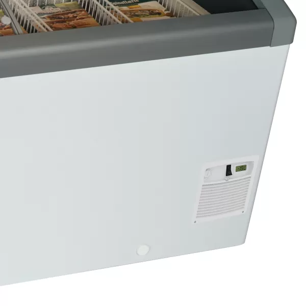 Pultová mraznička, posuv. oblé víko Elcold Focus 171 GREY