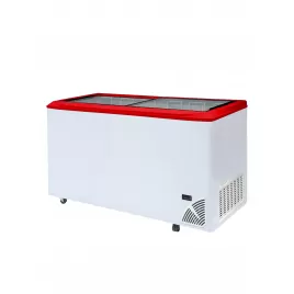 Pultová mraznička prosklené rovné víko Byfal ARO 601/2 Red Edge