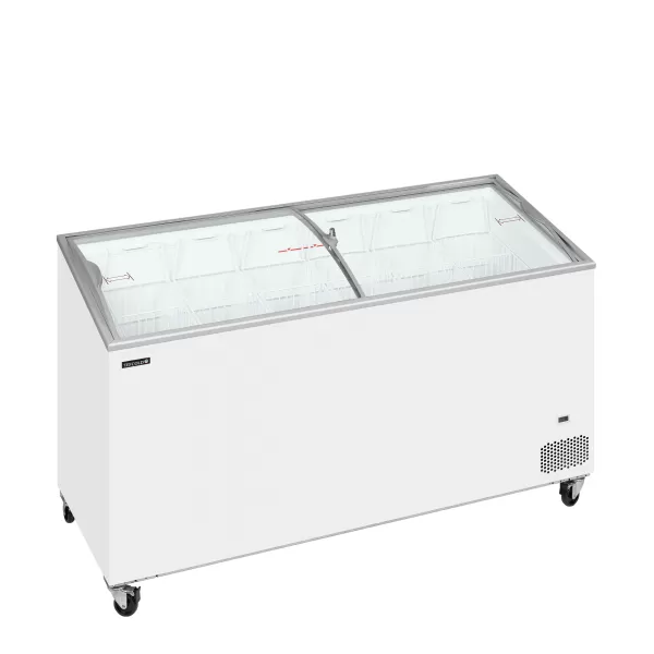 Pultová mraznička prosklené oblé víko Tefcold IC 501 SCEB