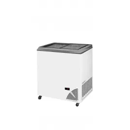 Pultová mraznička prosklené rovné víko Byfal ARO 201/2 Grey Edge