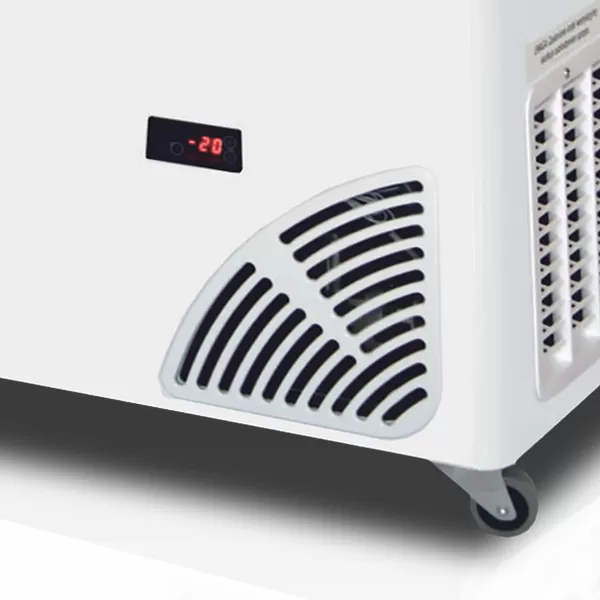 Pultová mraznička prosklené oblé víko Byfal ARO 706/2 Grey Edge