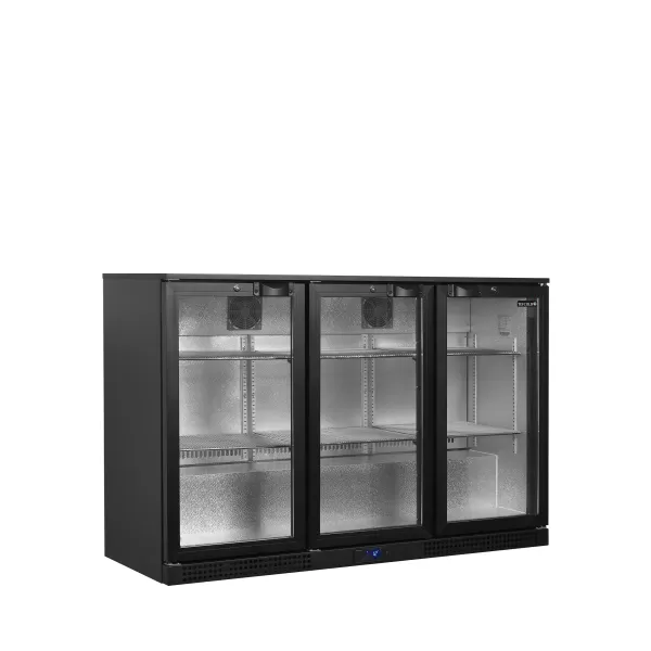 Minibar prosklené křídlové dveře, černá Tefcold BA31H