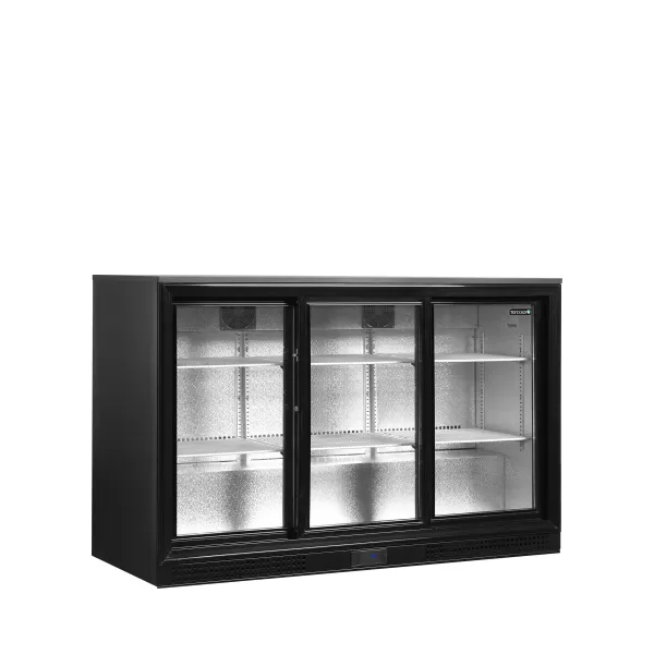 Minibar prosklené posuvné dveře, černá Tefcold DB301S-3
