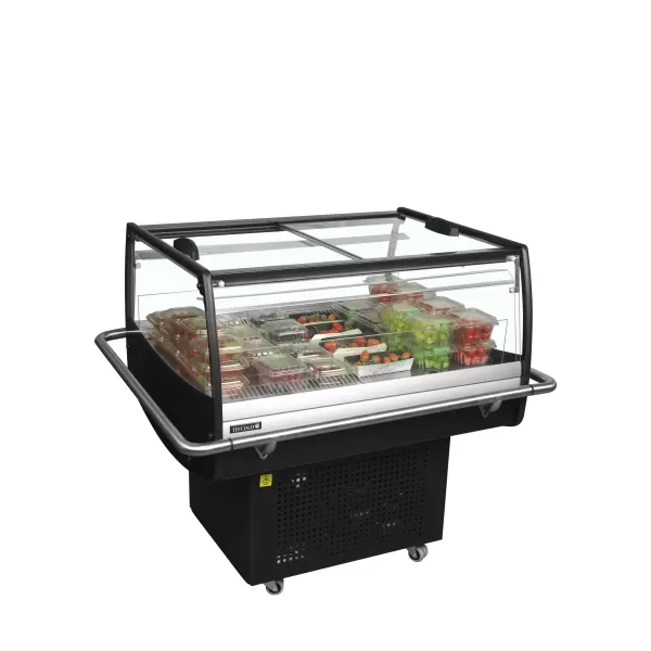 Chladicí vitrína samoobslužná, černá Tefcold PDC90SL-2