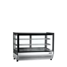 Pultová chladicí vitrína rovné sklo Tefcold LCT900F/BLACK