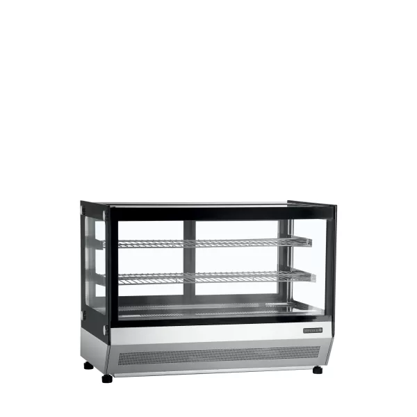 Pultová chladicí vitrína rovné sklo Tefcold LCT900F/BLACK