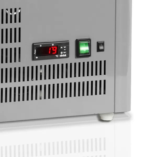 Chladicí vitrína stolní, šedá Tefcold UPD 80 GREY