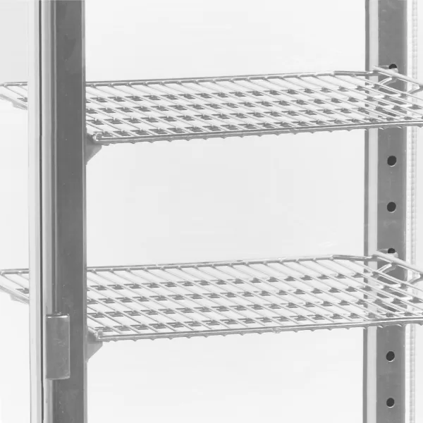 Chladicí vitrína stolní, šedá Tefcold UPD 80 GREY