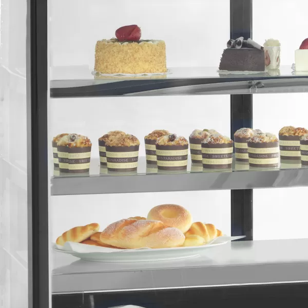 Chladicí vitrína cukrářská černá Tefcold LPD 1503 F Black