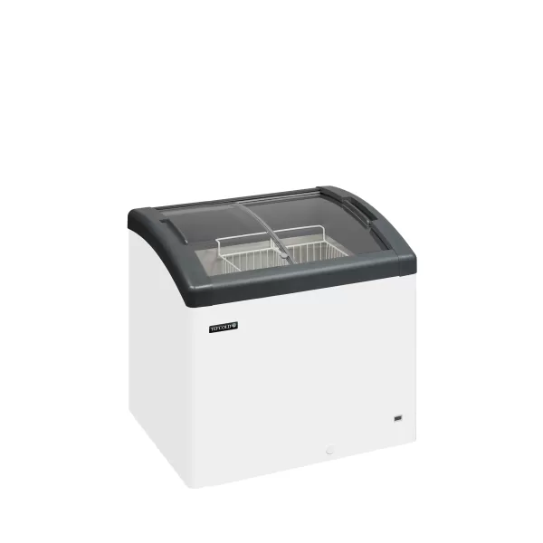 Pultová mraznička prosklené oblé víko Elcold FOCUS 73