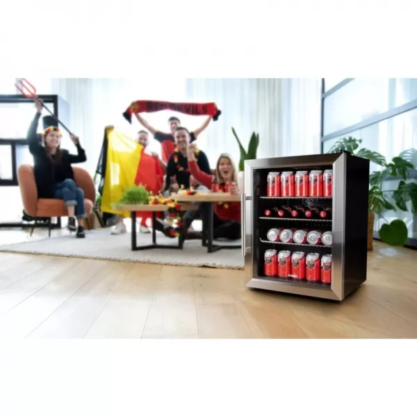 Barová lednice s skleněnými dveřimi 60 l DOMO DO91609BK