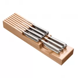 Dřevěný blok na nože do šuplíku Fiskars 1062890