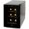 Domácí vinotéka na 6 lahví černá PRIMO PR168WK