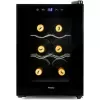 Domácí vinotéka na 6 lahví černá PRIMO PR168WK