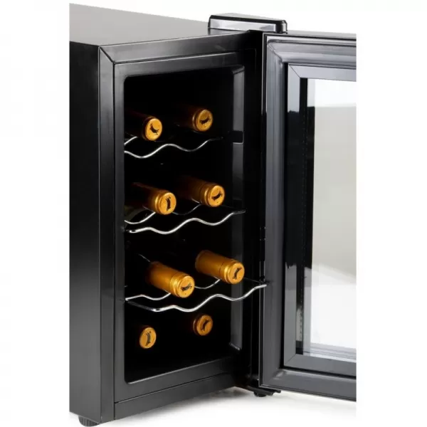 Domácí vinotéka na 8 lahví černá PRIMO PR169WK