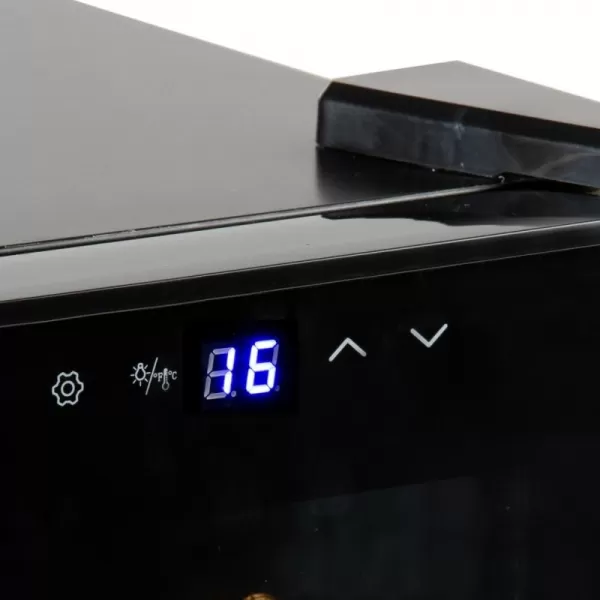 Domácí vinotéka na 8 lahví černá PRIMO PR169WK