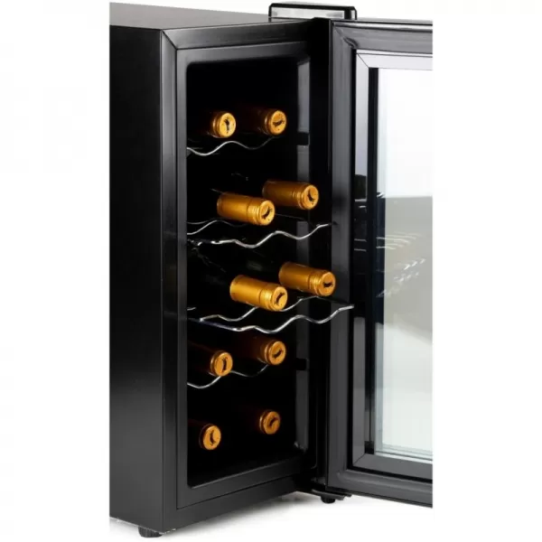 Domácí vinotéka na 10 lahví černá PRIMO PR170WK