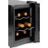 Domácí vinotéka na 6 lahví černá PRIMO PR168WK